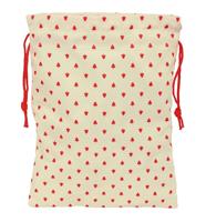 Rugtas met Koordjes Safta Beige 26 x 34 x 1 cm - thumbnail