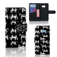 Samsung Galaxy A3 2017 | Telefoonhoesje | Met pasjeshouder | Koetjes - thumbnail