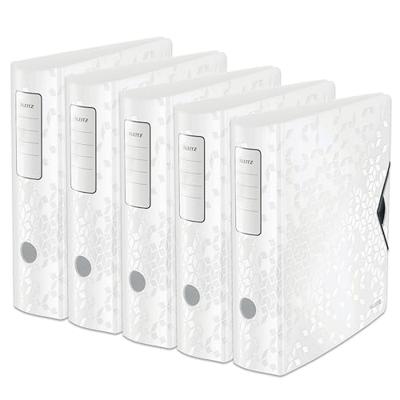 Ordner leitz wow active 180° 80mm pp a4 wit | 5 stuks