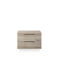 Seville Badmeubelset 80 cm - Wastafel Blad Craft Oak Edge greep - thumbnail