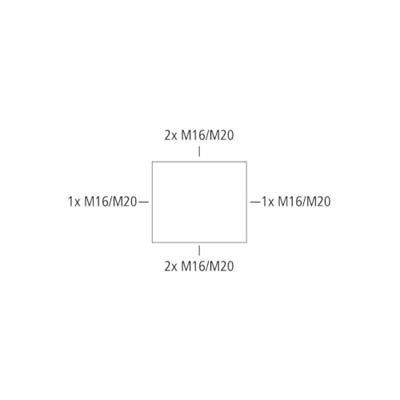 Spelsberg TK PC 97-6-M Installatiebehuizing 65 x 94 x 57 Polystereen, Polycarbonaat, Polyurethaan, Polyamide Lichtgrijs 1 stuk(s)