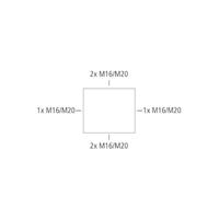 Spelsberg TK PC 97-6-M Installatiebehuizing 65 x 94 x 57 Polystereen, Polycarbonaat, Polyurethaan, Polyamide Lichtgrijs 1 stuk(s) - thumbnail