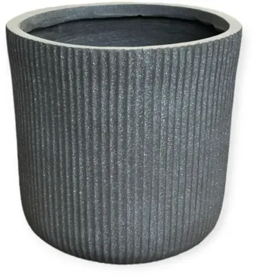 Mica Decorations bloempot nuovo keramiek 30x30cm grijs