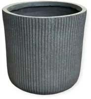 Mica Decorations bloempot nuovo keramiek 30x30cm grijs - thumbnail