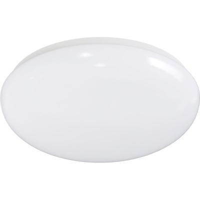 LED Plafondlamp Opbouw Rond 20W - 6300K Koud Wit - Mat Wit Kunststof