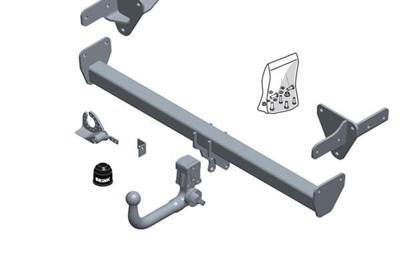 Afneembare trekhaak, BMU kogel 588500 Afneembare trekhaak, BMU kogel 588500