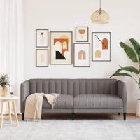 Tweezitsbank stof taupe - thumbnail