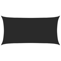 VidaXL Zonnezeil 160 g/m² 3x6 m hdpe zwart - thumbnail