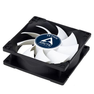 ARCTIC F8 PWM Computer behuizing Ventilator 8 cm Zwart, Wit