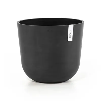 Ecopots Bloempot Oslo Ø35cm - Donkergrijs Ecopots Bloempot Oslo Ø35cm - Donkergrijs