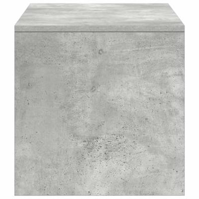 Tv-meubel 100x40x40 cm bewerkt hout betongrijs