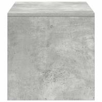 Tv-meubel 100x40x40 cm bewerkt hout betongrijs - thumbnail