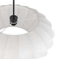 Steinhauer HanglampSparkled Light zwart met witte kap - 3809ZW - thumbnail