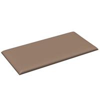VidaXL Wandpanelen 12 st 0,54 m² 30x15 cm kunstleer cappuccinokleurig - thumbnail