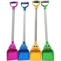 Plastic Schep Kikker met Houten Steel 76cm - thumbnail