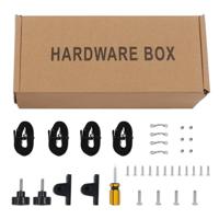 VidaXL Biminitop 2 bogen 180x150x110 cm zwart - thumbnail