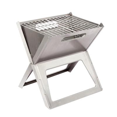 Bo-camp Notebook/Vuurkorf Houtskool barbecue Zilver