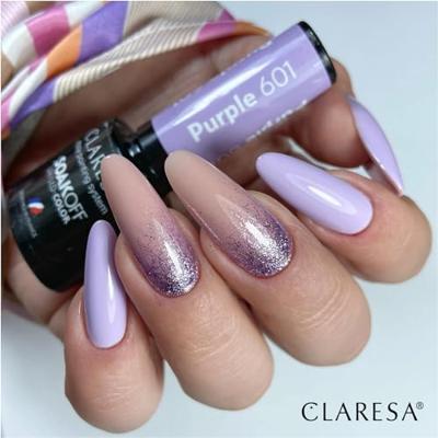Claresa uv/led gellak 5ml full glitter 6 purple