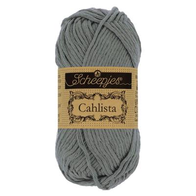 Scheepjes Cahlista 50g - 242 Metal Grey - Haakgaren / Breigaren