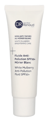 Dr. Renaud White Mulberry Anti-Pollution Protective Fluid SP 50 ml Zonbescherming Dr. Renaud White Mulberry Anti-Pollution Protective Fluid SP 50 ml Zonbescherming