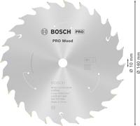 Bosch Accessories Bosch Power Tools 2608837669 Hardmetaal-cirkelzaagblad 140 x 10 mm Aantal tanden: 24 1 stuk(s) - thumbnail