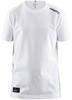 Craft 1907390 Community Mix Ss Tee JR - White - 134/140 - thumbnail