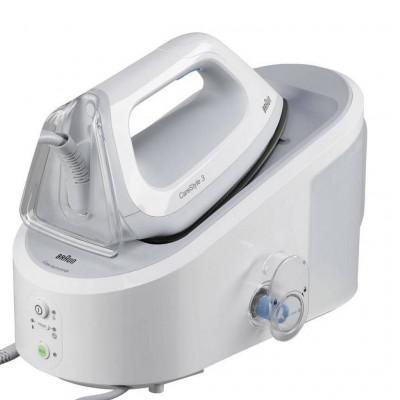 Braun IS 3042 stoomstrijkijzer station 2400 W 2 l Eloxal-zoolplaat Wit