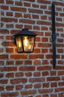 Buitenlamp zwart glas voordeur &apos;Zago&apos; E27 fitting modern led 16 cm - thumbnail
