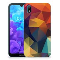 Huawei Y5 (2019) | TPU Hoesje | Polygon Color - thumbnail