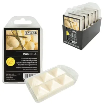 Gala waxmelts pyramide vanille 6 stuks | 12 stuks Gala waxmelts pyramide vanille 6 stuks | 12 stuks