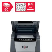 Rexel Optimum AutoFeed+ 50X Papierversnipperaar 50 vellen Micro cut 4 x 28 mm P-4 20 l Ook geschikt voor Paperclips, Nietjes, Creditcards - thumbnail