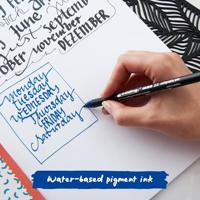 Edding 1255 • calligraphy pen assorti 3pcs staalblauw - thumbnail