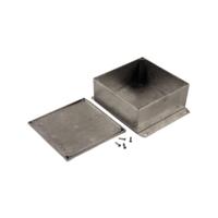 Hammond Electronics 1590KKF Universele behuizing 125 x 125 x 56 Aluminium Natuur 1 stuk(s) - thumbnail