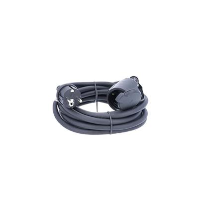 Schwabe Verlengkabel Neopreen H07RN-F 3x1,5 zwart IP44 5m