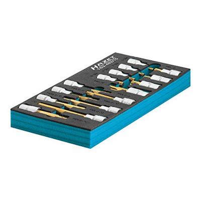 HAZET Dopsleutelbitset - XZN 163-482/15 - 1/2 inch (12,5 mm) vierkant hol - Binnenveeltandprofiel XZN - 15-delig - M5 - M12
