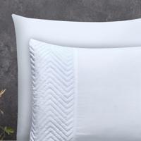 Sleeptime Velvet Crossline Wit 140 x 200/220 cm - thumbnail