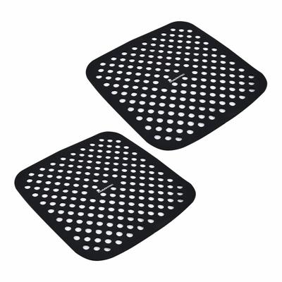 Bakplaat Masterpro bgmp-7701 Zwart Siliconen 19 x 19 cm (2 Stuks)