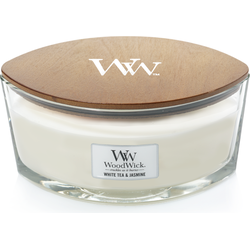 WoodWick ellipse candle white tea & jasmine