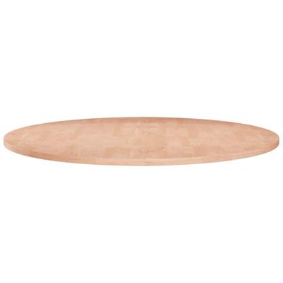 Tafelblad rond 80x1,5 cm onbehandeld massief eikenhout Tafelblad rond 80x1,5 cm onbehandeld massief eikenhout