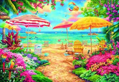 A Perfect Day at the Beach Puzzel 1000 stukjes A Perfect Day at the Beach Puzzel 1000 stukjes