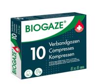 Biogaze Verbandgazen/Kompressen 5 x 5cm 10 Stuks - thumbnail