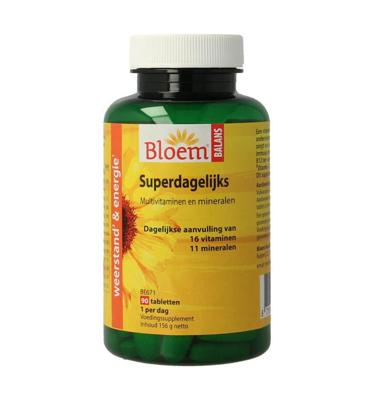 Bloem Vitadagelijks Multivitaminen en Mineralen Tabletten Bloem Vitadagelijks Multivitaminen en Mineralen Tabletten