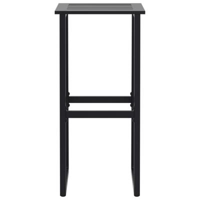 5-delige Tuinbarset gepoedercoat staal zwart