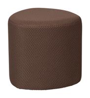 WOOOD Poef 'Puuk' Mesh, kleur Espresso - thumbnail