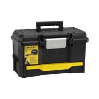 Stanley Gereedschapskoffer 19" met drukslot en lade gereedschapskist - thumbnail