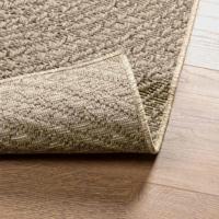 VidaXL Vloerkleed zizur beige binnen en buiten 120x170 cm jute look - thumbnail