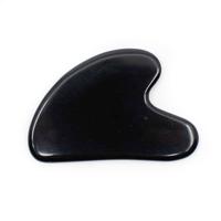 Guasha Schraper Obsidiaan Hart - thumbnail