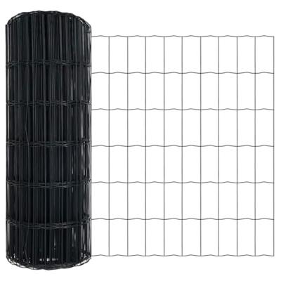 Euro Hek Grijs 0.8 x 25 m PVC-gecoat ijzer - thumbnail