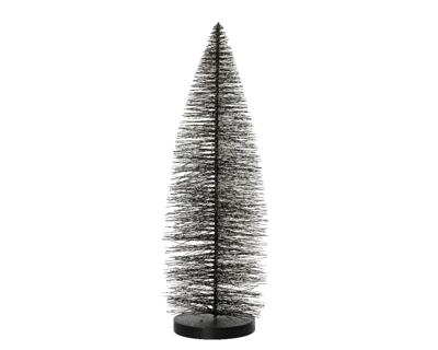 everlands kunstkerstboom 30cm zwart met goud