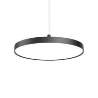 Louis Poulsen Slim Round 680 Suspended Hanglamp - 3000K 5861lm Dali - Opal - Zwart - thumbnail
